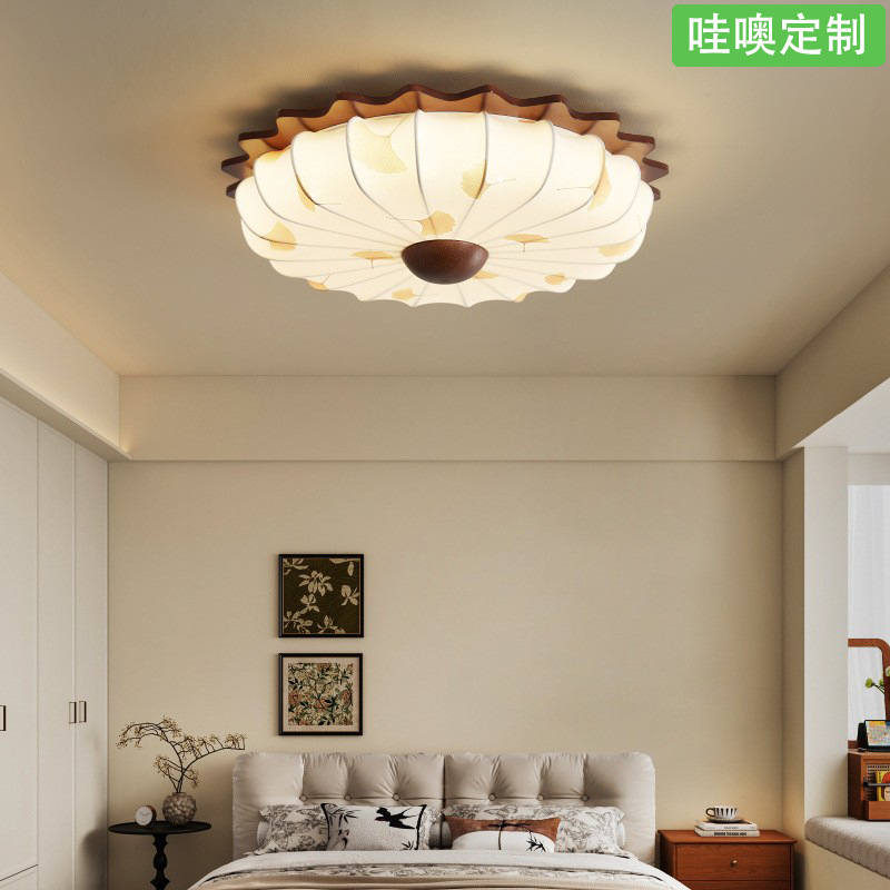 [Wow] Lámpara de techo de estilo medio Nueva luz de impresión retro Zen de estilo chino