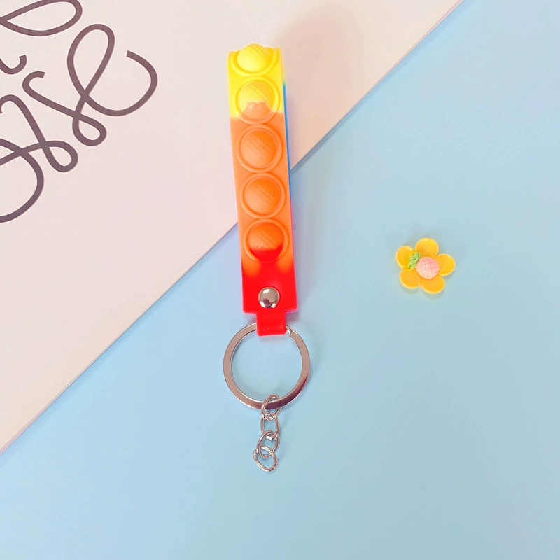 Trend keychain, bracelet PVC, accessory
