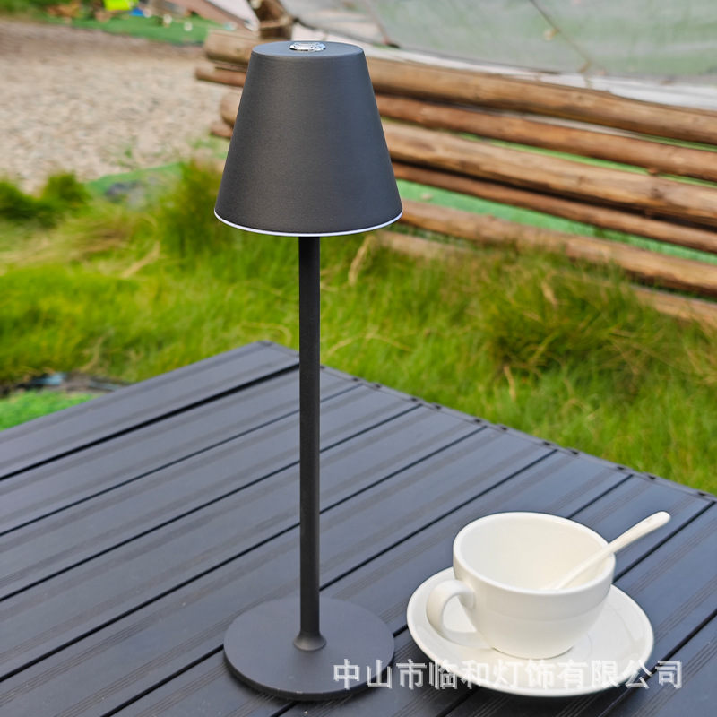 Amazon LED recargable bar lámpara de mesa retro personalidad creativa lámpara de noche restaurante decoración atmósfera lámpara de mesa al aire libre