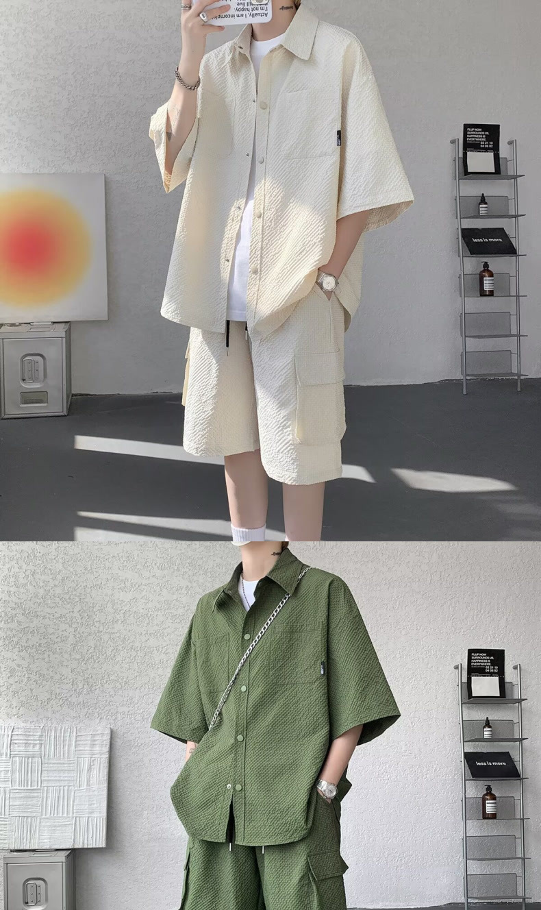 Men's Retro American Style Athletic Set With Quick-dry Outfit_voghion.com