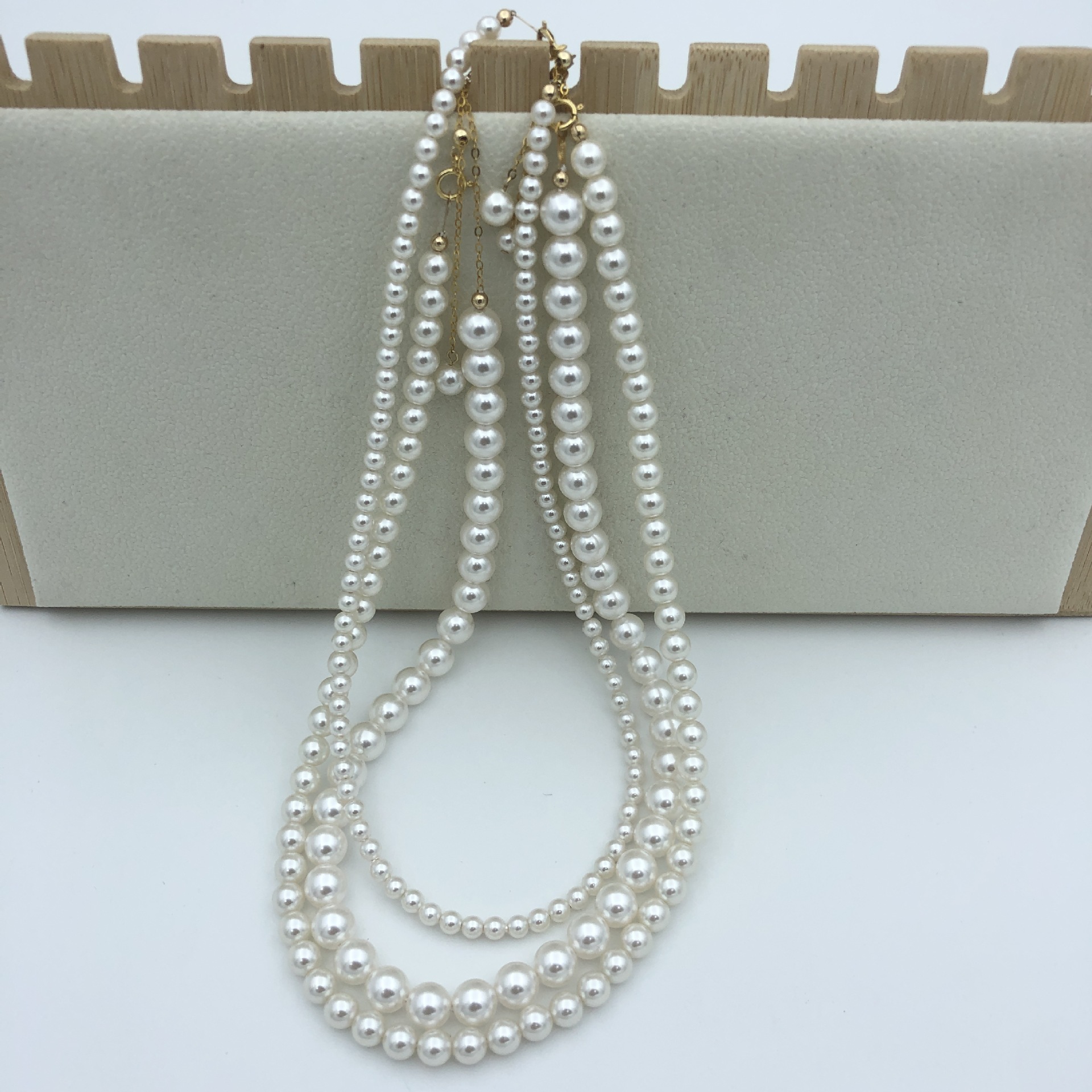 1 Piece Quantity Date, Tea Party Occasion 925 Sterling Silver, Freshwater Pearl, Copper Material Geometric Pattern 925 Sterling Silver Freshwater Pearl Copper Beaded Geometric Necklace