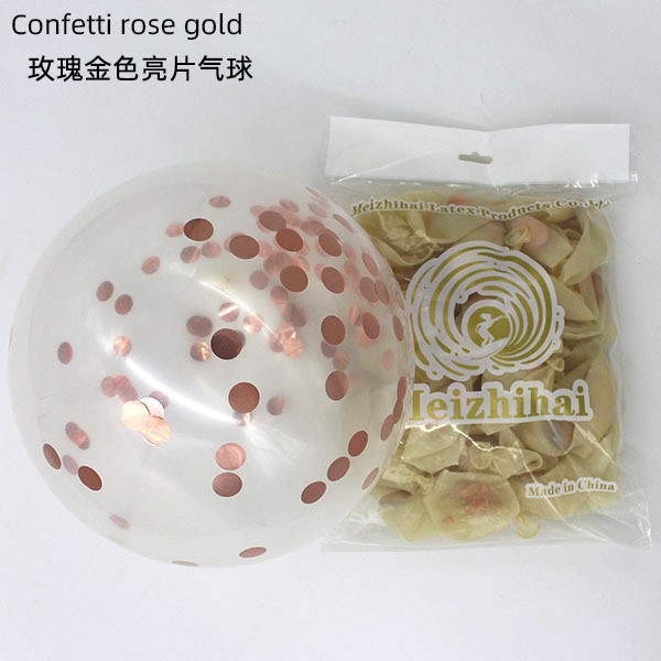Bola de oro rosa 100 pcs / pack