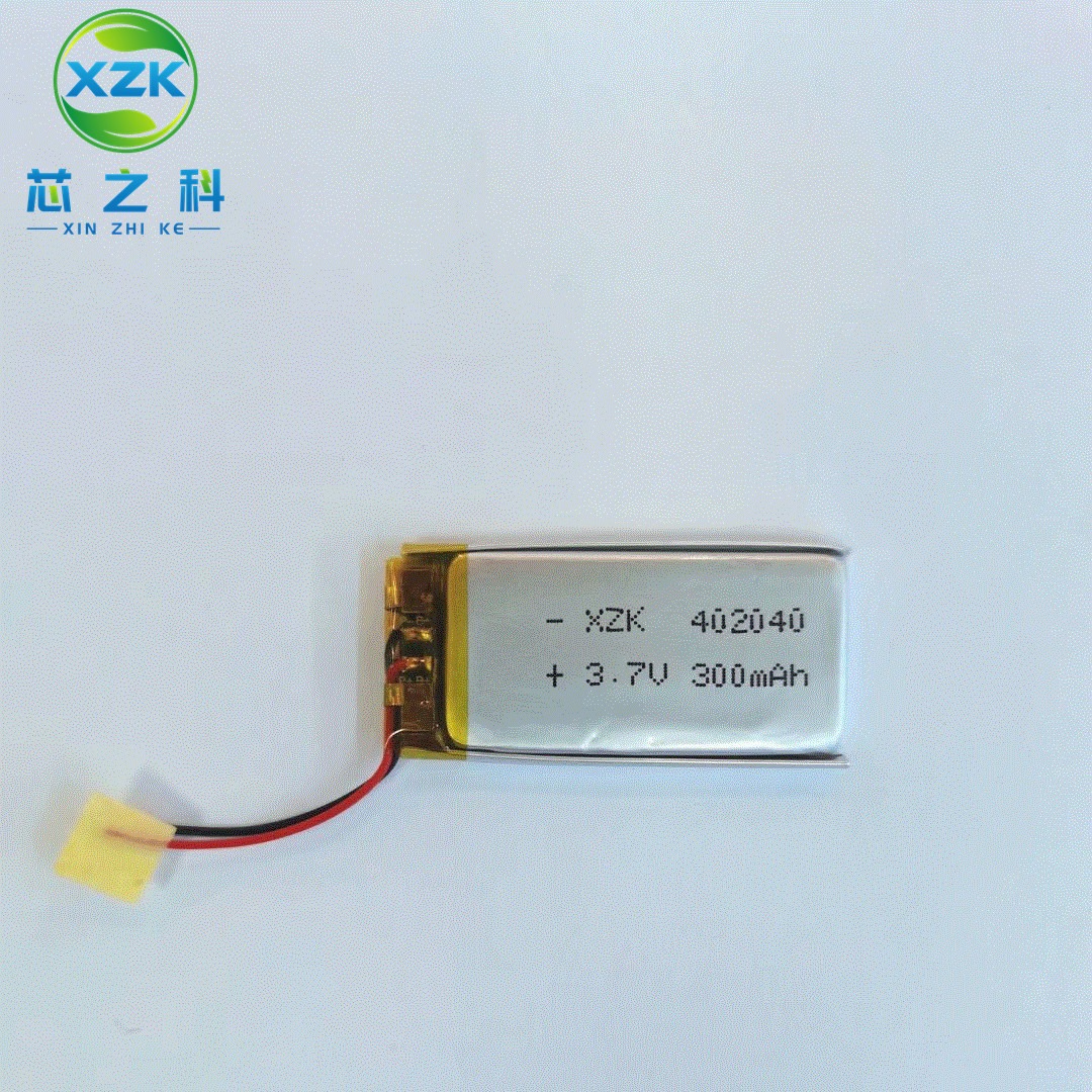 工厂批发402040聚合物锂电池3.7V300MAH 美容仪医疗产品智能穿戴