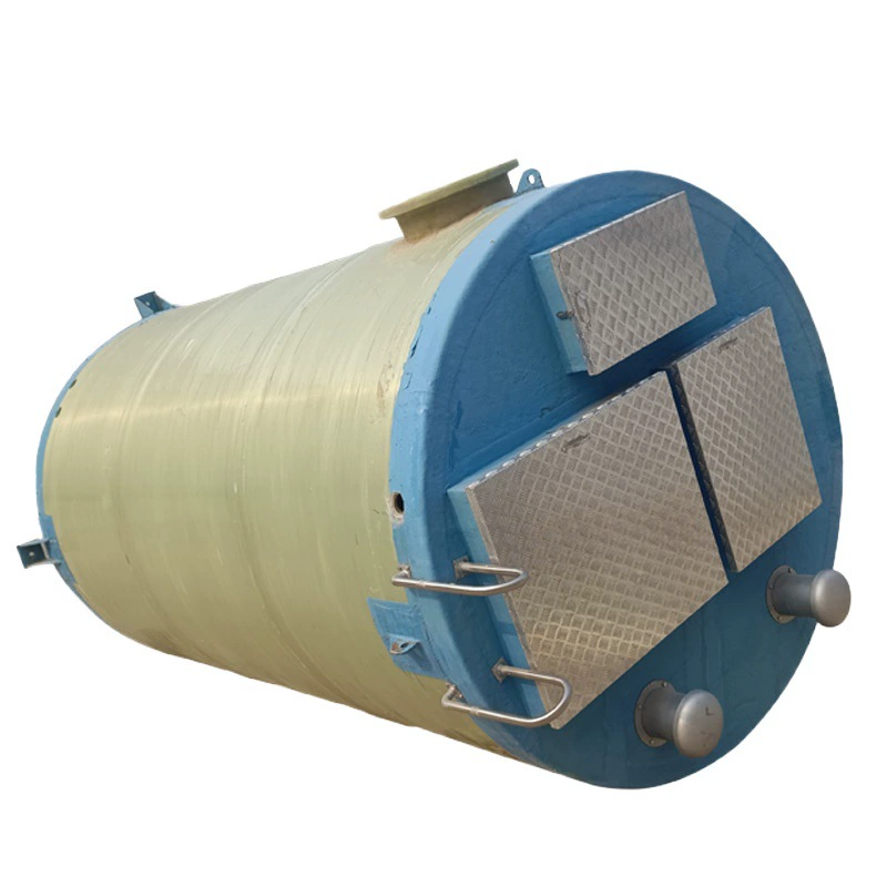 Похороненная FRP интеллектуальная сборная насосная станция дождевая канализация подъемная насосная станция FRP интегрированная насосная станция