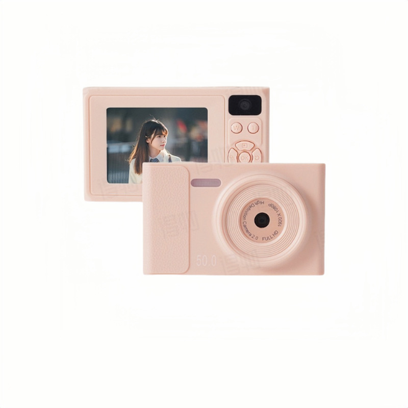 ソースメーカーの高精細デュアルカメラ CCD デジタルカメラアップロードビデオキャンパス学生手頃な価格のポータブルカードカメラ|undefined