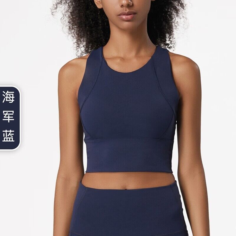 Ropa interior deportiva de verano de alta resistencia a prueba de golpes de las mujeres empuja hacia arriba el pecho grande Chaleco de Yoga de una sola pieza correr entrenamiento fitness sujetador