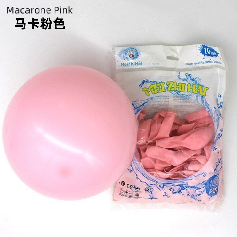 Customizado 10 pulgadas engrosado macarón globos al por mayor dulces globos decoración de la decoración de la casa de boda