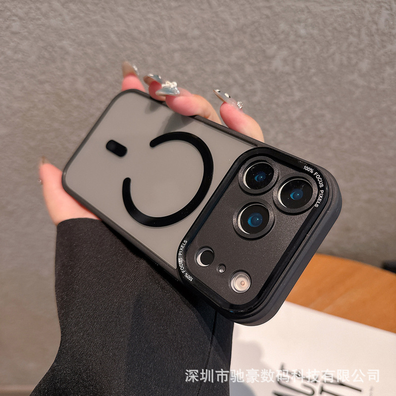 鹰眼磁吸适用iPhone17promax精孔防摔手机壳苹果16金属镜头PC套15|undefined