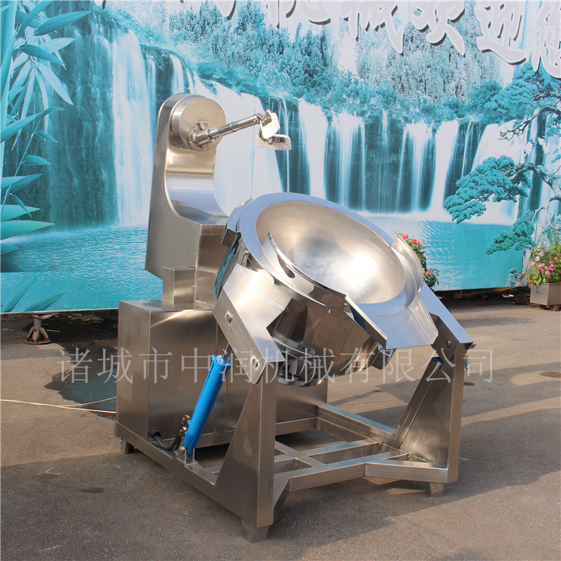 辣椒酱料底料炒制搅拌机器 全自动酱料搅拌炒锅 熬酱锅