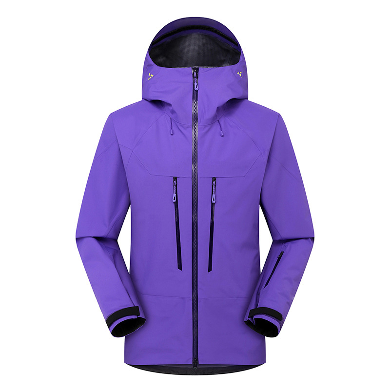 Nuevo traje de asalto al aire libre impermeable a prueba de viento hombre y mujer chaqueta deportiva ocio traje de montaña acampando goma de compresión de cáscara dura caminata