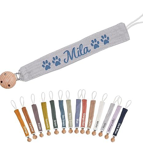 ins bordado bebé bordado pacificador tetina cadena de bebé diente pequeño juguete anti-cadena cabelga de leche de haya