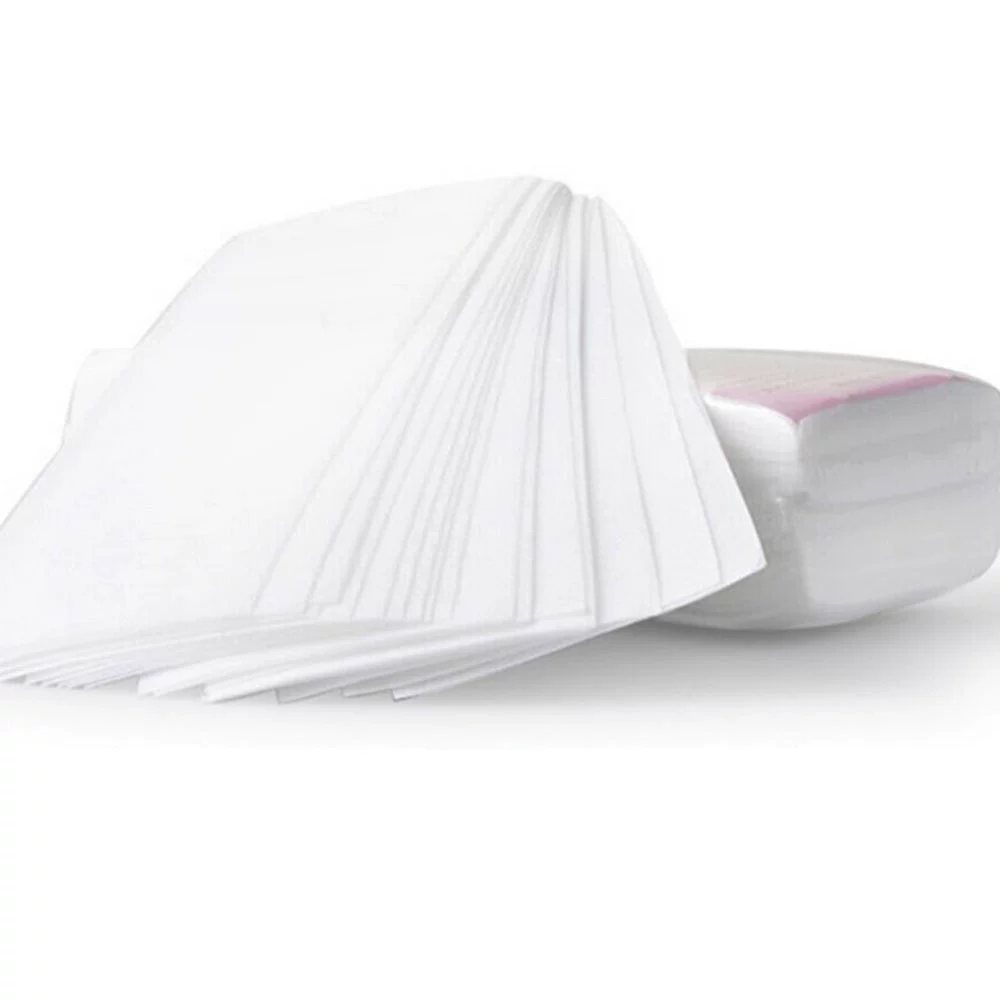 Одноразовая нейлоновая? Нет. оригинал: Disposable non-woven hair removal paper for wax hair removal, white, 100 pieces