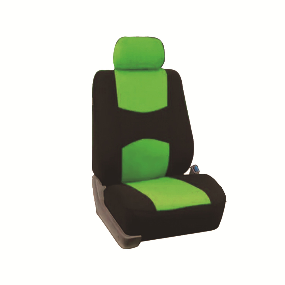 Fundas universales de tela para asientos de coche, superventas transfronterizas, diseño sencillo con bloques de color, fundas de cojín suaves y cómodas al por mayor.