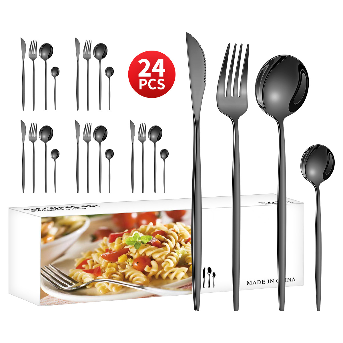 [화이트박스] 블랙 24개 세트