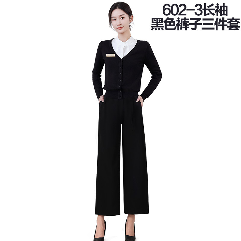 2026年新作美容師ユニフォーム 美容室・スキンケア・医療美容向け高級ケア作業服 602