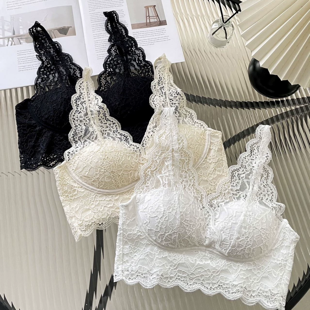 12338 # Four Seasons Новый французский кружевное нижнее белье женское собрано, чтобы собрать сексуальное молоко