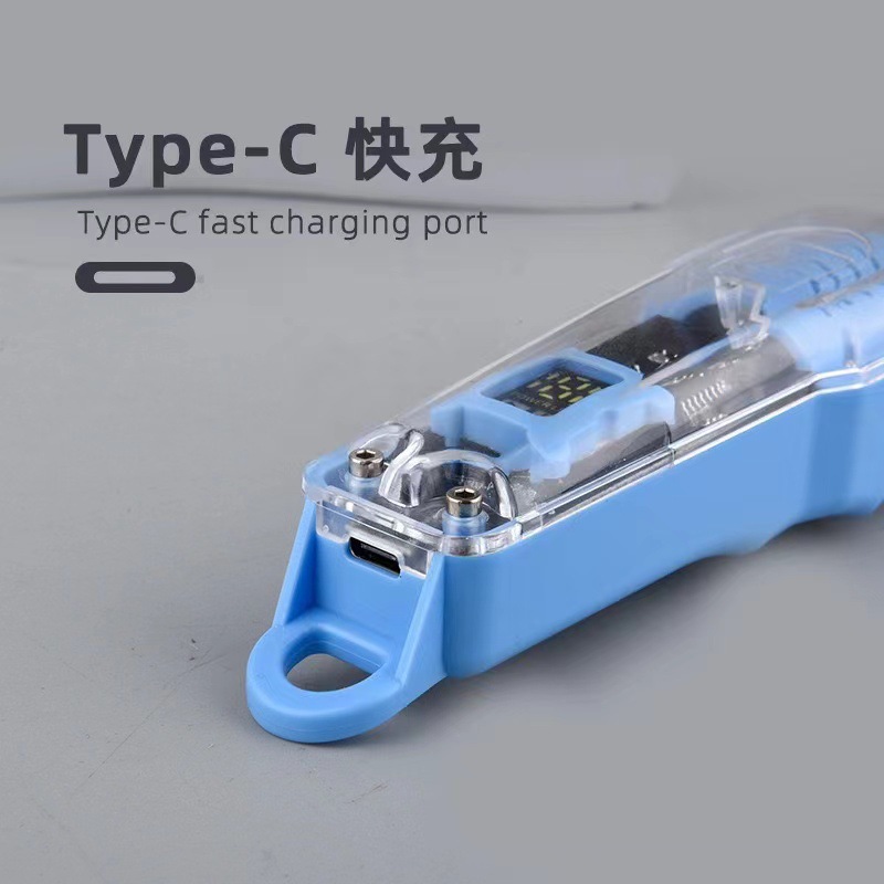 Cortador de pelo eléctrico transparente, cortador de pelo eléctrico, cortador de pelo profesional, cortador de pelo