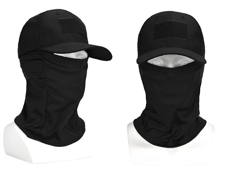 Traje de máscara de gorra de béisbol de camuflaje caliente transfronterizo acampar al aire libre senderismo escalada pesca gorra deportiva de protección solar
