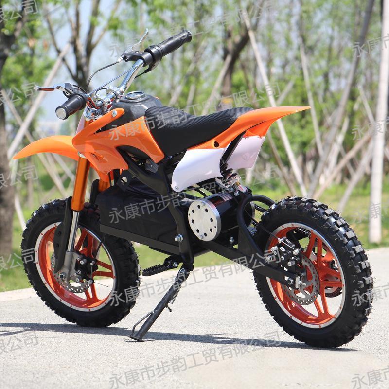 2025 New Model Electric 36V 500W Off-Road Mini Children's Motorcycle Gasoline Engine Mountain Electric Vehicle