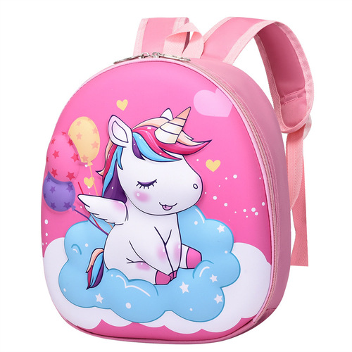 3D Eggshell Kindergarten School Bag Large Class Small Class Backpack Cute Cartoon Early Education Backpack Toddler Wholesale
