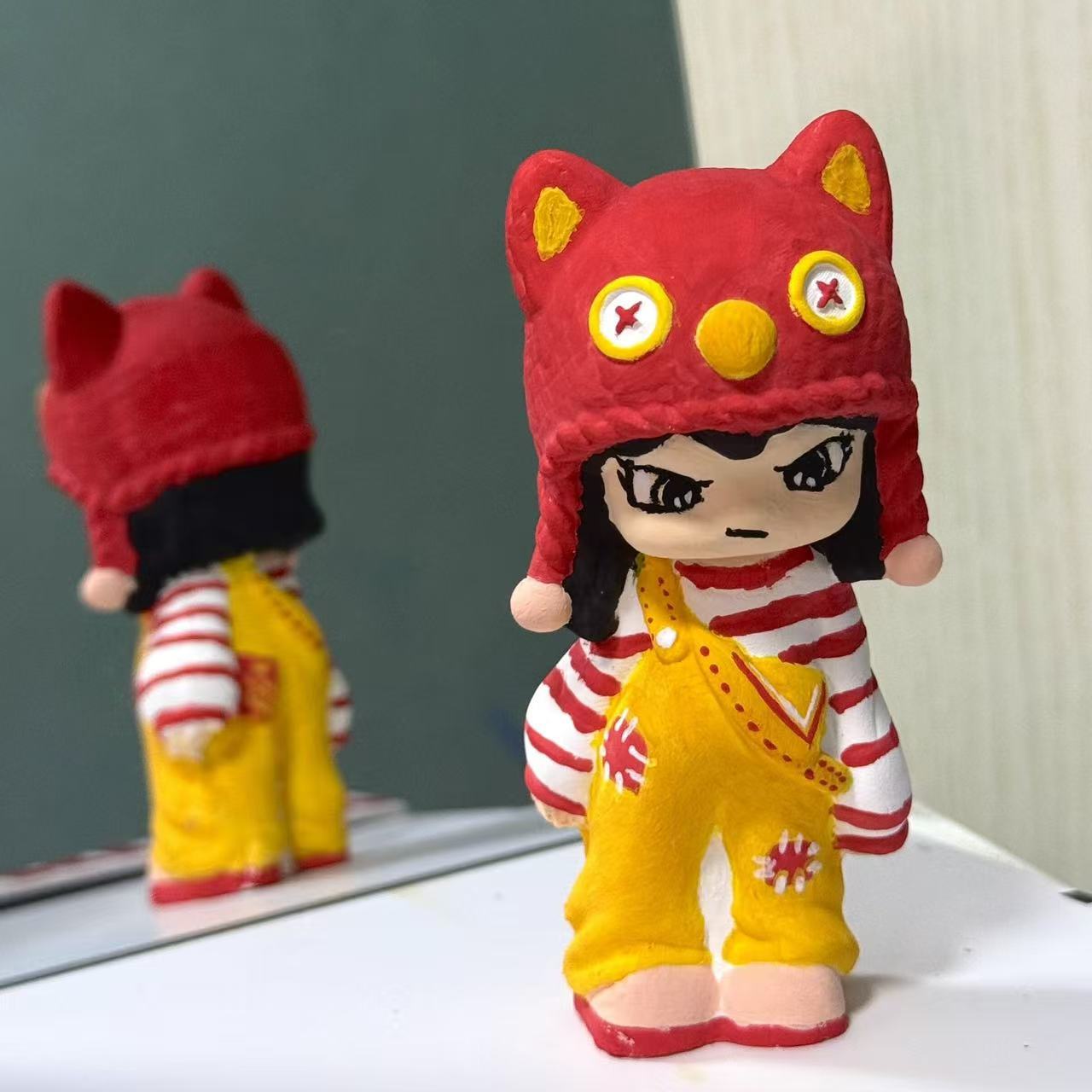 3D drag sister/height 8CM