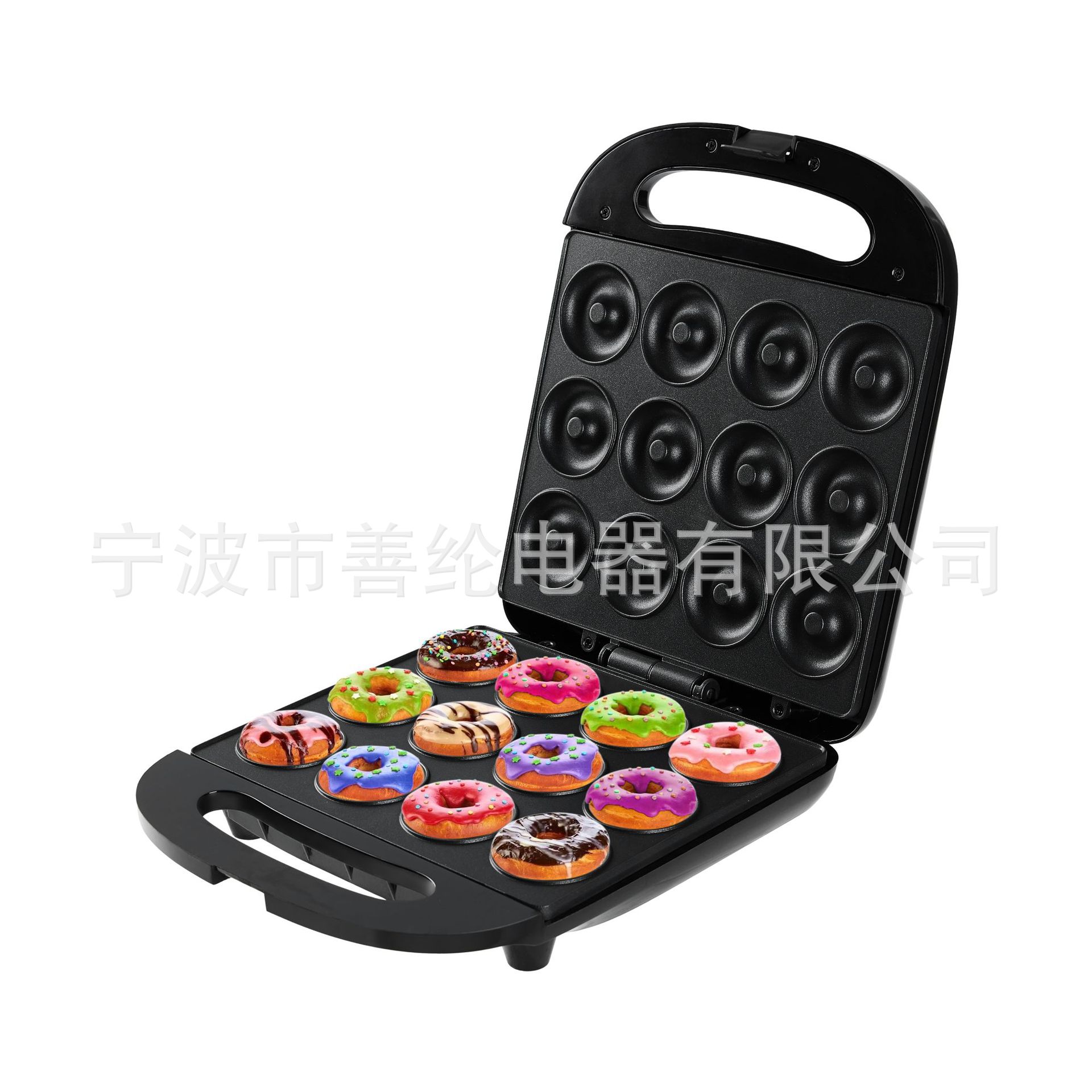 Máquina de donuts de 12 piezas (12 anillos) - Máquina de desayuno, estándar americano