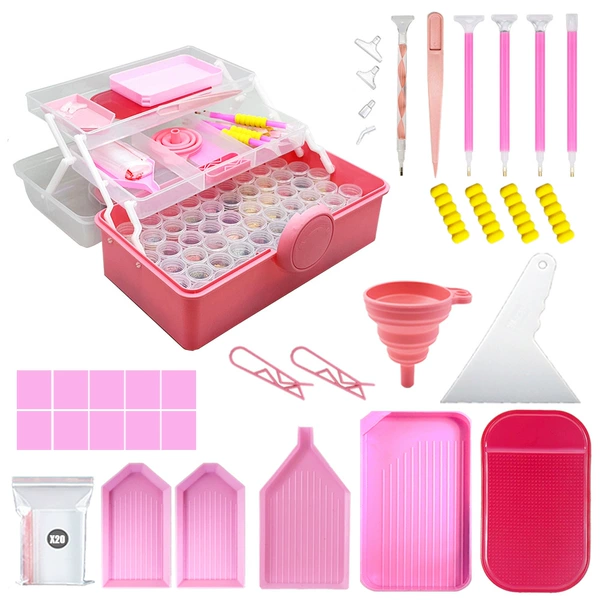Pink suitcase 57 bottles of suit carton