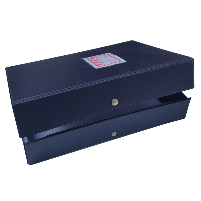File box A813 office file box Case data box A4 document box with iron clamp three inches