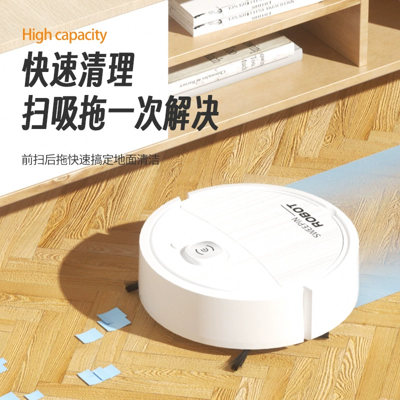 Smart Robot Vacuum Cleaner, Automatic Home Sweeper, Compact Silent Design, 2.5 cm Low-Profile