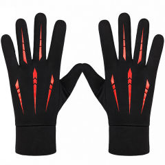 Winter and Autumn Men and Women Warm Fleece Touchscreen Full Finger Gloves Cycling Cold Proof Long Finger Gloves Factory Dropshipping One Piece