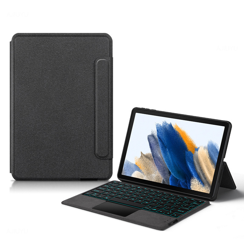 Suitable for Samsung Galaxy Tab A8 Tablet Keyboard Protective Cover X200/5 Bluetooth with Touch Keyboard Leather Case