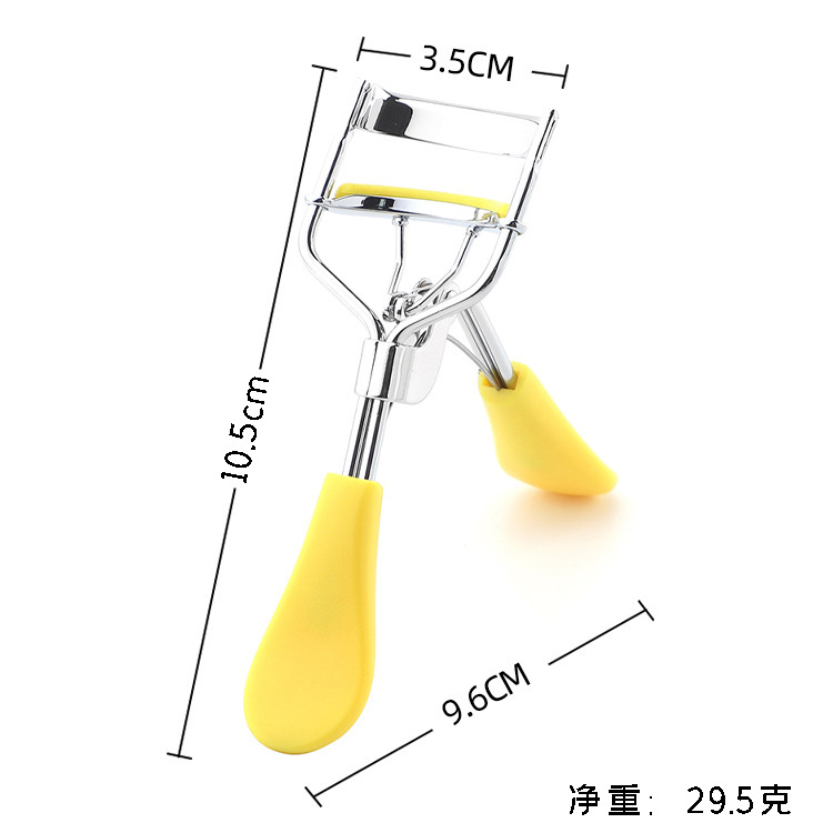 Rizador de pestañas de ojos negro ultra gran angular de larga duración que forma rizador de pestañas herramienta rizador de pestañas de plata fábrica al por mayor