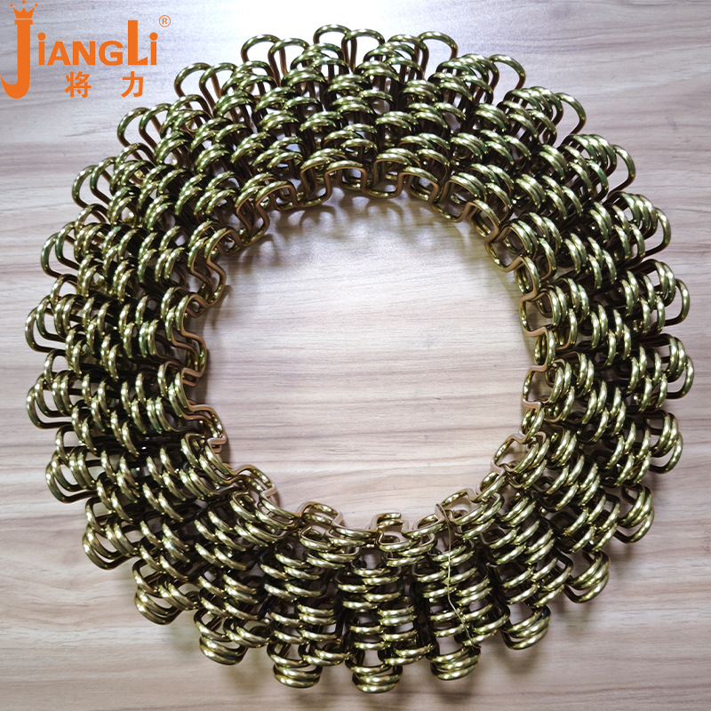 厂家直供 沙发弹簧3.8线40公斤镀锌卷簧 拉簧任意剪裁沙发弹簧