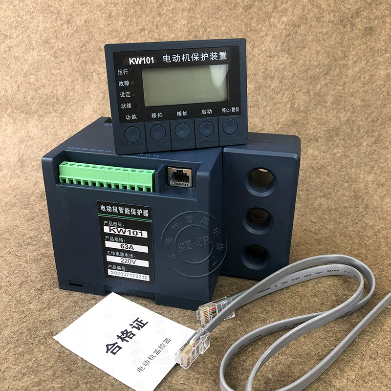 Двигатель Интеллектуальный интегрированный протектор KM101 KW101 6.3A25A63A100A Устройство измерения и управления двигателем