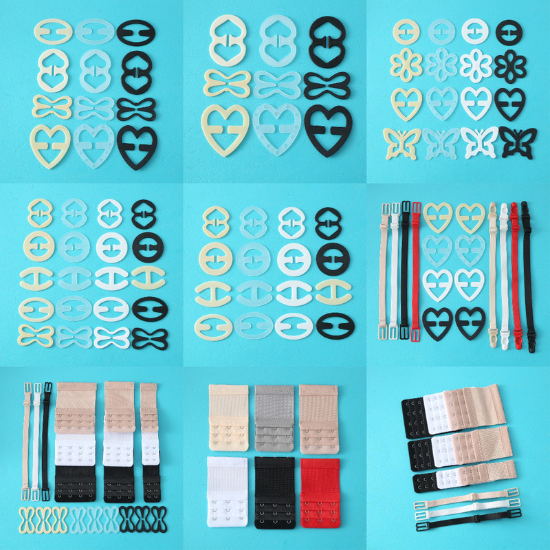 Cross-Border Combination Set of Elastic Bra Extender Clips, Anti-Slip Bra Straps, and Anti-Slip Bra Strap Set Cross-Border Combination Set of Elastic Bra Extender Clips, Anti-Slip Bra Straps, and Anti-Slip Bra Strap Set