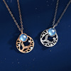 Fashionable necklace for St. Valentine's Day, silver 925 sample, Japanese and Korean, light luxury style, Birthday gift