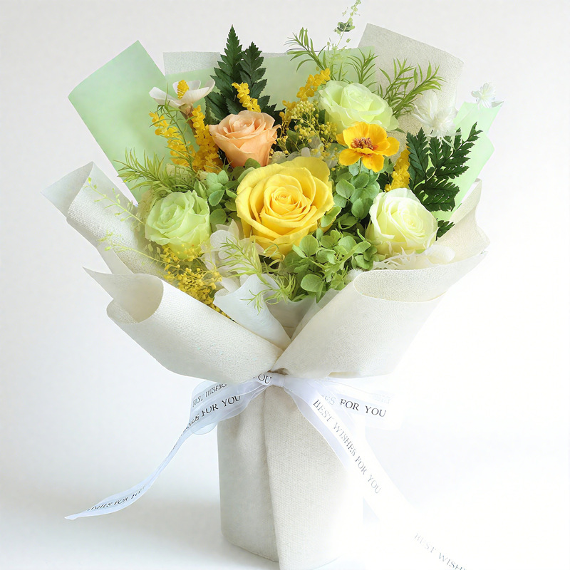 永生花束干花玫瑰花束情人节圣诞节生日礼物永生花红玫瑰|undefined