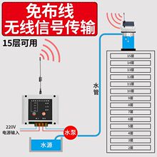 无线水位控制器全自动水泵水箱智能电子液位开关水塔太阳能远程