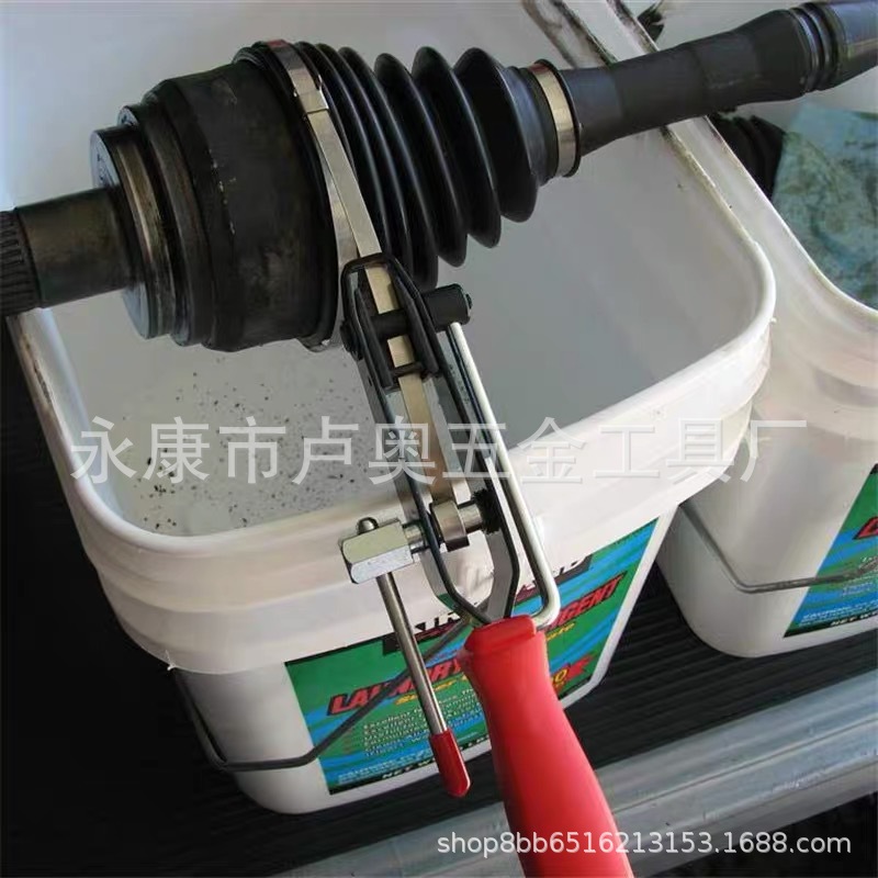 2 piezas a prueba de polvo manga paquete abrazadera bola jaula aro abrazadera a prueba de polvo cubierta clip eliminación alicates desmontaje bola jaula abrazadera herramienta