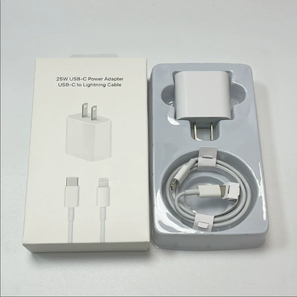 Apple, transparent set charging, box, 25W