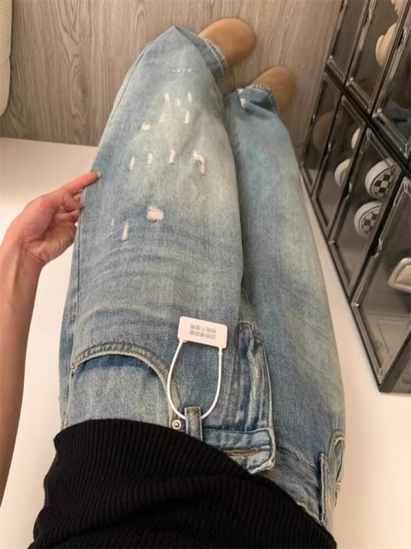 女性用ハイウエストリップドデニムワイドレッグパンツ、プラスサイズ、太いmm、秋のデザイン、ヒップカバー、痩身、ウォッシュドフロアレングスストレートパンツ|undefined