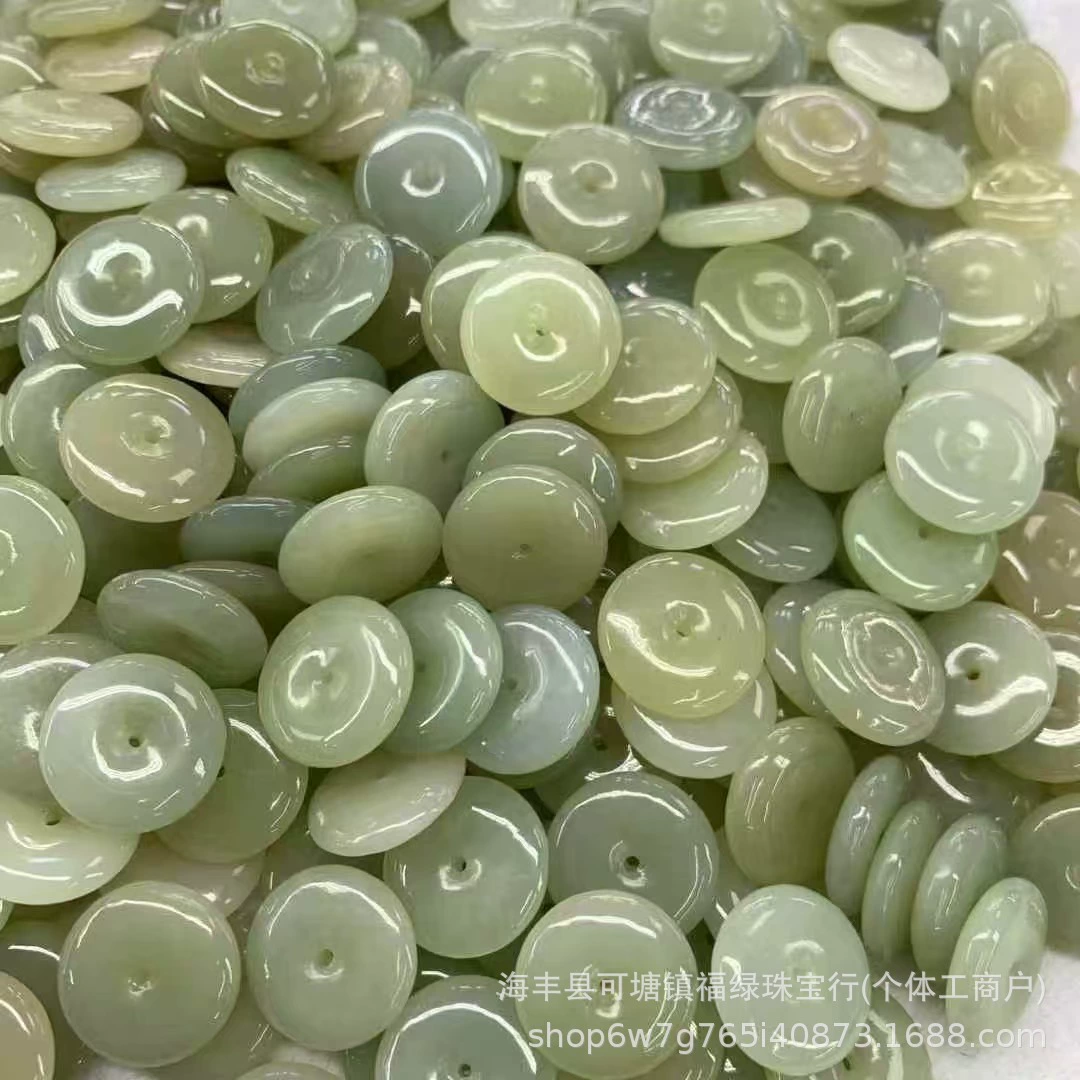 Производители оптовых натуральных нефритовых и цинхайских материалов, пряжки, подвески DIY, дикие украшения в прямом эфире