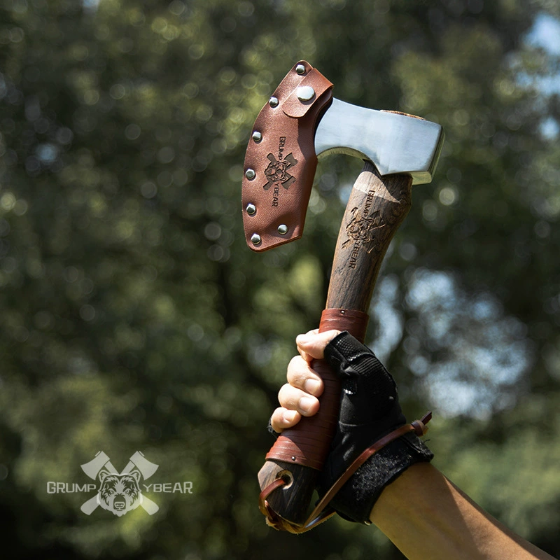 GB Grumpy Bear Indian Tomahawk Camping Hand Ax Field Portable Outdoor Tactical Camping Plane Chopping Bones