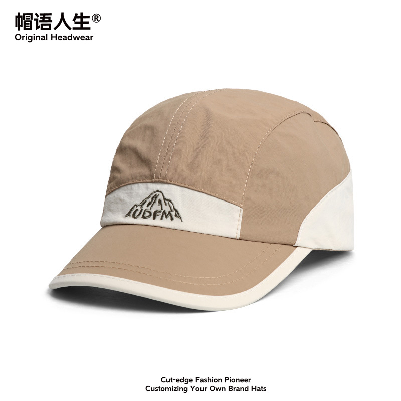 Sombreras de béisbol transfronterizas de secado rápido corto sombrero al aire libre para hombres y mujeres sombrero de surf sombrero de color sombrero de campamento universal