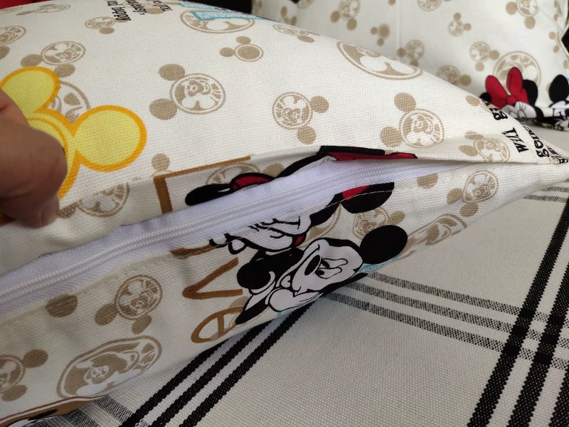 Cotton pillow, pillowcase, square sofa for bed, increased thickness