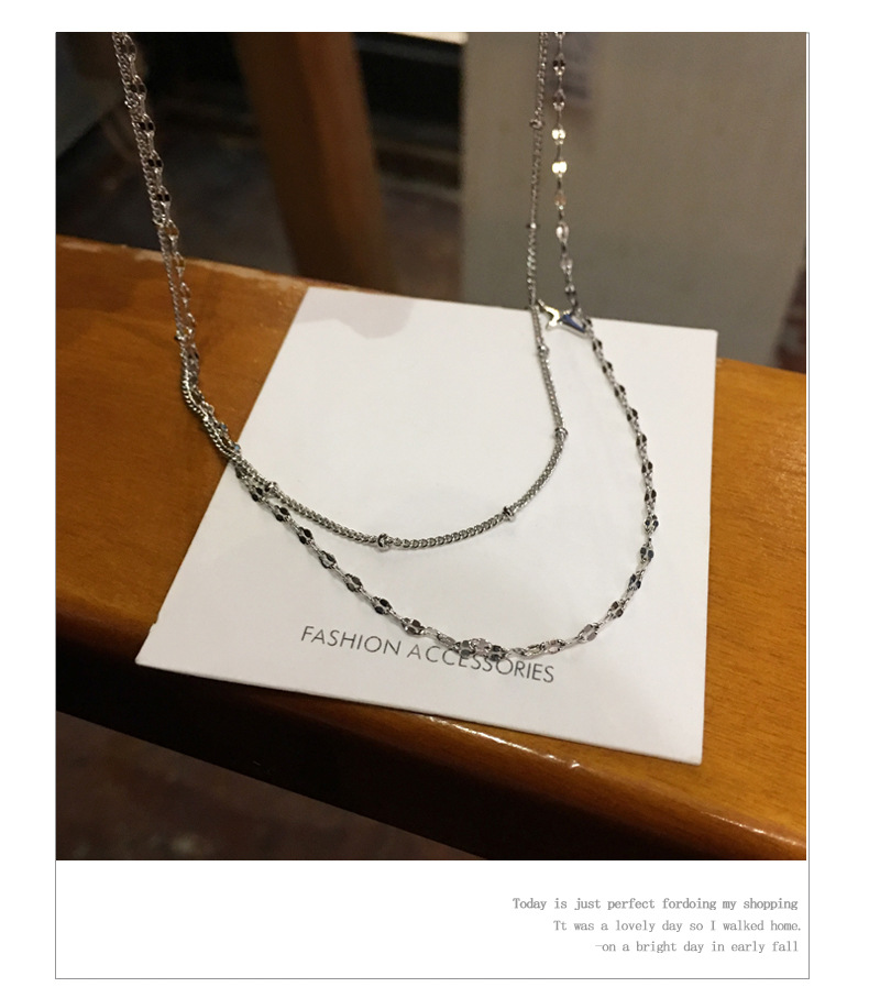 Fashion Geometric Titanium Steel Necklace Plating Stainless Steel Necklaces_colorza_5