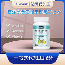 西洋参番石榴平卧菊三七片代加工特殊膳食洋参片剂OEM/ODM