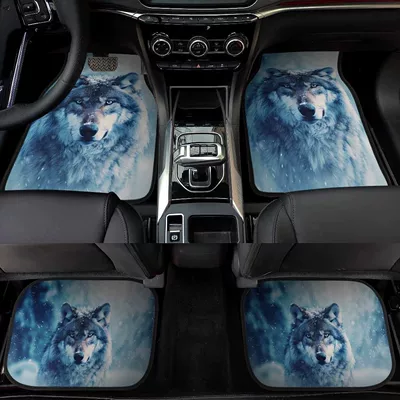 Avtomobil döşəmə paspasları, Hair - wolf-king-16-3344cm-two-piece-pack