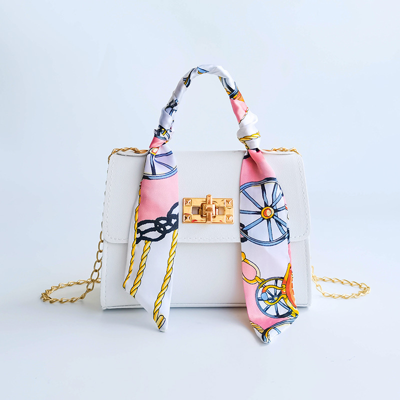 Damen Umhängetasche Mit Schal Und Kette Modische Designertasche_voghion.com