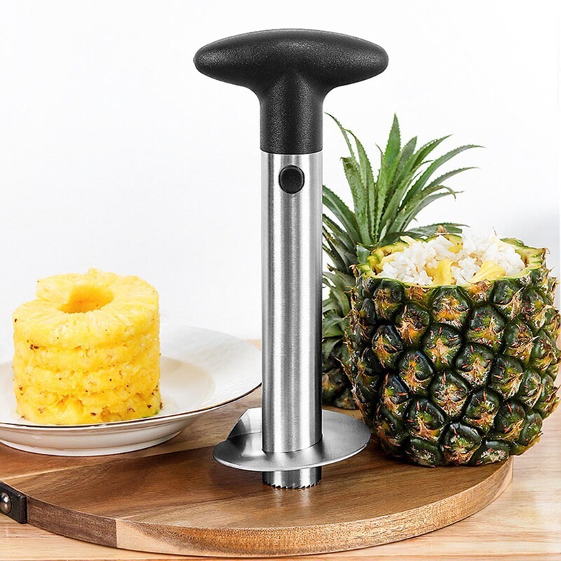 国境を越えた売れ筋のパイナップルの皮むき器、パイナップルナイフ、パイナップルカッター、キッチンフルーツコアセパレーター|undefined